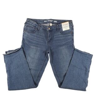 NWT Cat & Jack Girls Super Skinny Super Stretch Jeans Blue Denim Size 16
